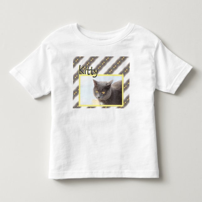 Gör din egen husdjur Kattunge-skirt T Shirt (Framsida)