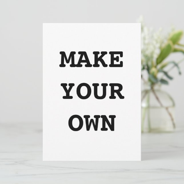 GÖR DIN EGEN INBJUDNINGAR (Stående Fram)