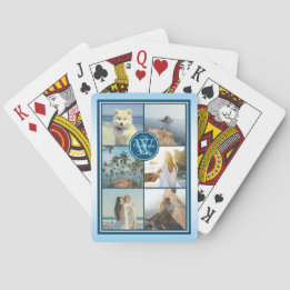 Gör din egen instagram Grid Sommarfotokollage Casinokort