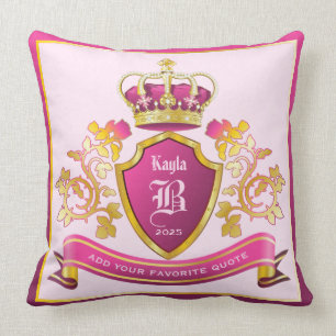 Gör din egen Jacka av Arm Krona Pearls Rosa Kudde