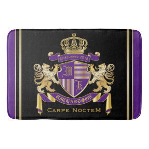 Gör din egen Jacka av Arm Monogram Krona Emblem Badrumsmatta