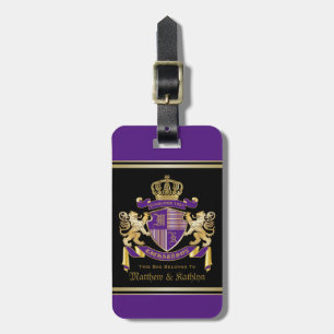 Gör din egen Jacka av Arm Monogram Krona Emblem Bagagebricka