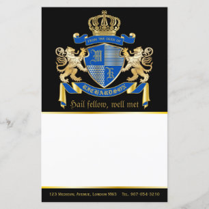 Gör din egen Jacka av det Lejona emblemet Arm Blue