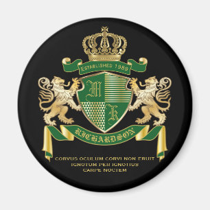 Gör din egen Jacka av det Lejona emblemet i Arm Gr Magnet