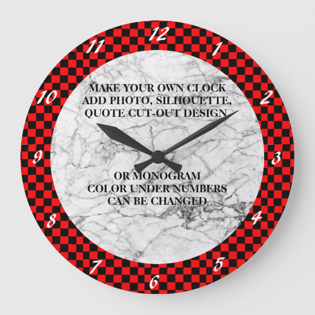 GÖR DIN EGEN KLOCK STOR KLOCKA (Framsida)