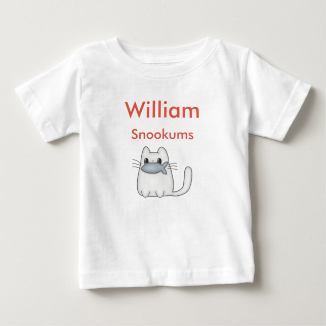 Gör din egen konstiga cute personalize Namn-smekna T Shirt (Framsida)