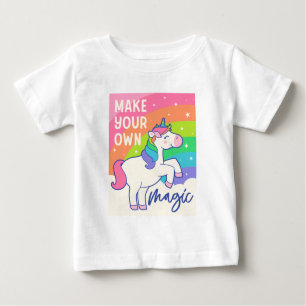 Gör din egen magi Cute Unicorn T Shirt