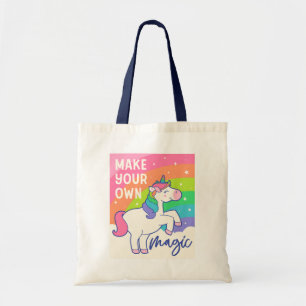 Gör din egen magi Cute Unicorn Tygkasse