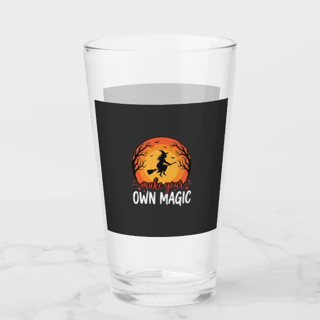 Gör Din Egen Magi Häxa Halloween Design_1 Glaskopp (Framsida)