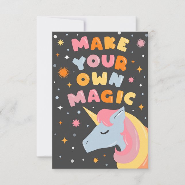 Gör din egen magi kort (Framsida)