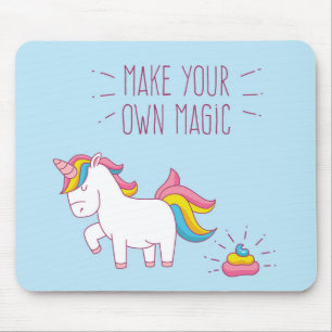Gör din egen Magic Unicorn Poop Mousepad Musmatta