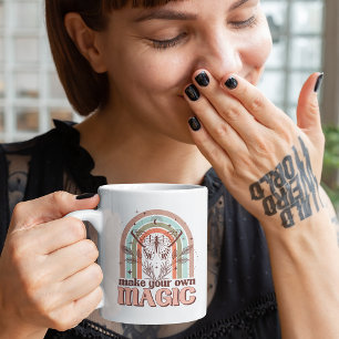 Gör din egen magiska Boho Rainbow Kitchen Kaffemugg