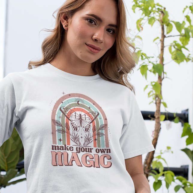Gör din egen magiska Boho-regnbåge T Shirt (Skapare uppladdad)