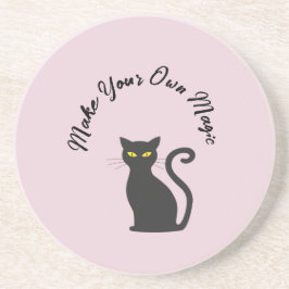 Gör din egen magiska grus, svarta katt underlägg