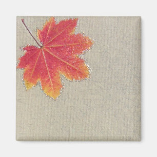 Gör din egen magnet-maple Löv Magnet