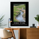 Gör din egen motivation Poster<br><div class="desc">Sätt in foto- och motivtal. Du kan ändra storlek på poster.</div>