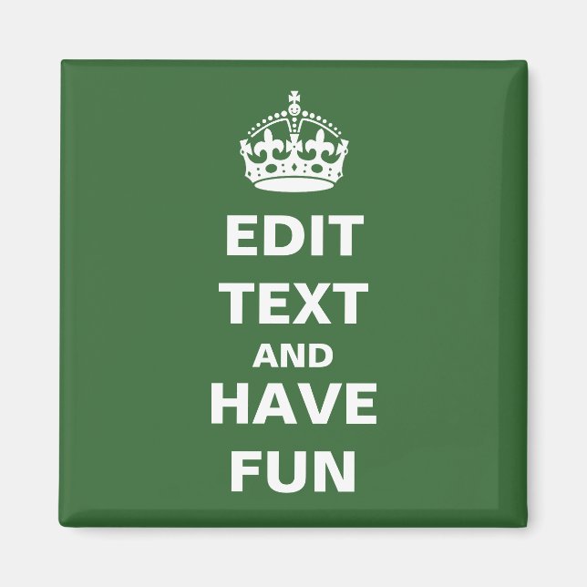 Gör din egen parodmagnet! magnet (Framsidan)