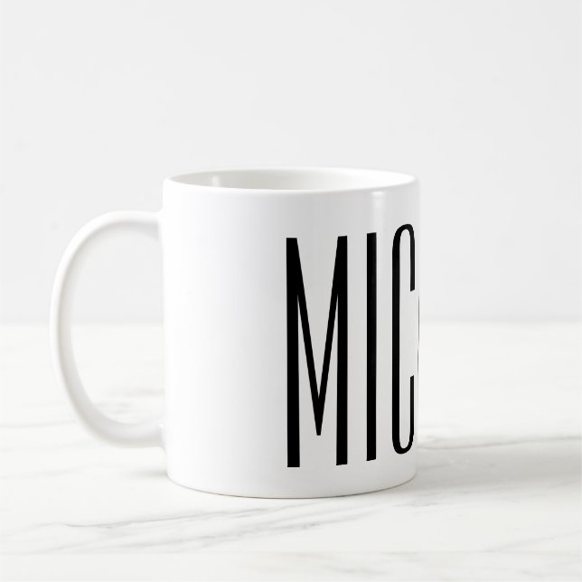 Gör din egen personlig namn kaffe koppar (Vänster)