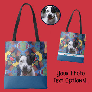 Gör din egen Personlig Pet Gift Photo Hund Mamma Tygkasse