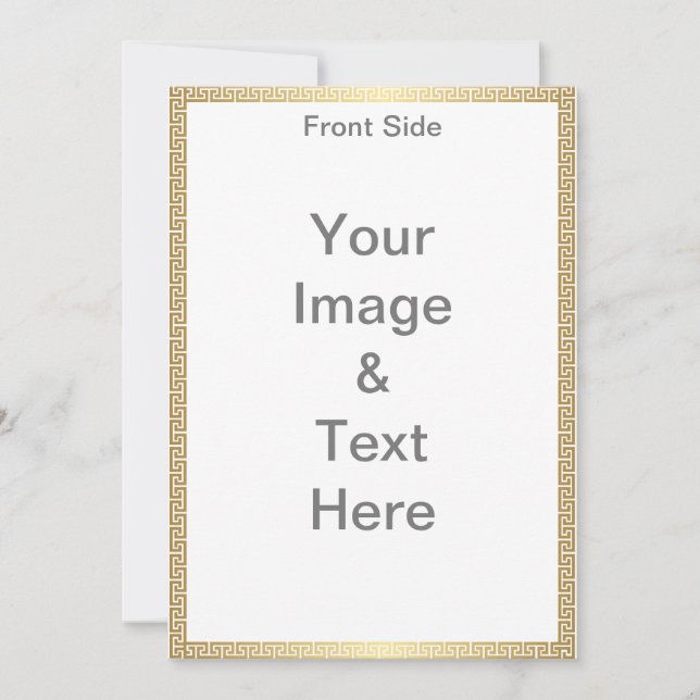 Gör din egen projektionsyta 5 x 7 framsida och bak inbjudningar (Framsida)