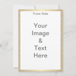 Gör din egen projektionsyta 5 x 7 framsida och bak inbjudningar