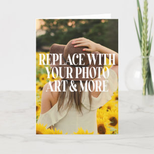 Gör din egen QR-kod på bakkortet Tack Kort