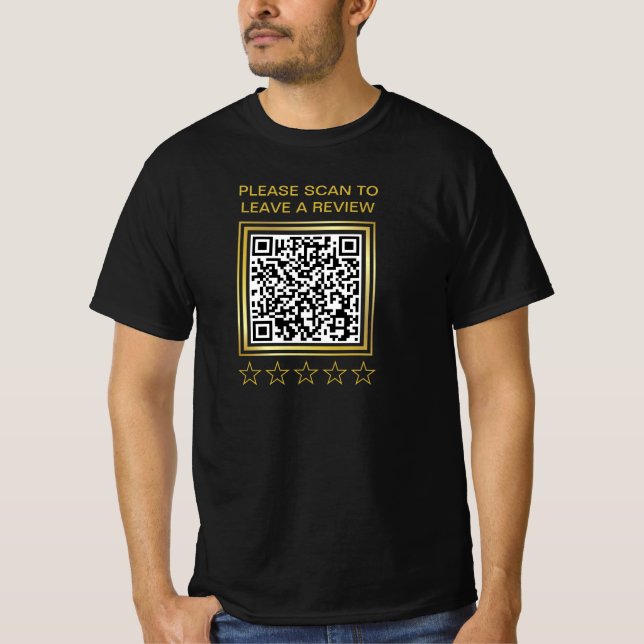 Gör din egen QR-kod till en Lämna T Shirt (Framsida)