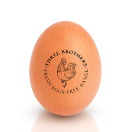 Gör din egen Rustika Round Chicken Egg Frimärke Stämpel