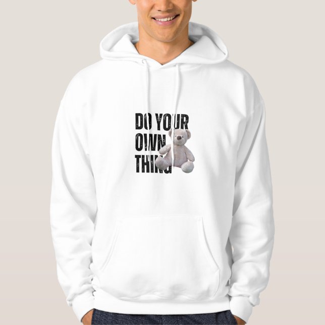 Gör din egen Sak-Nalle Hoodie (Framsida)