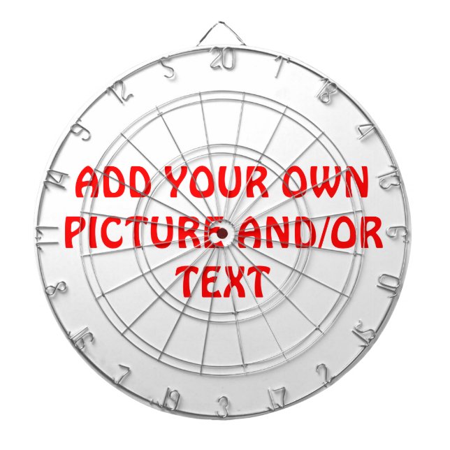GÖR DIN EGEN SPECIELLA DART-KORT PILTAVLA (Framsidan)