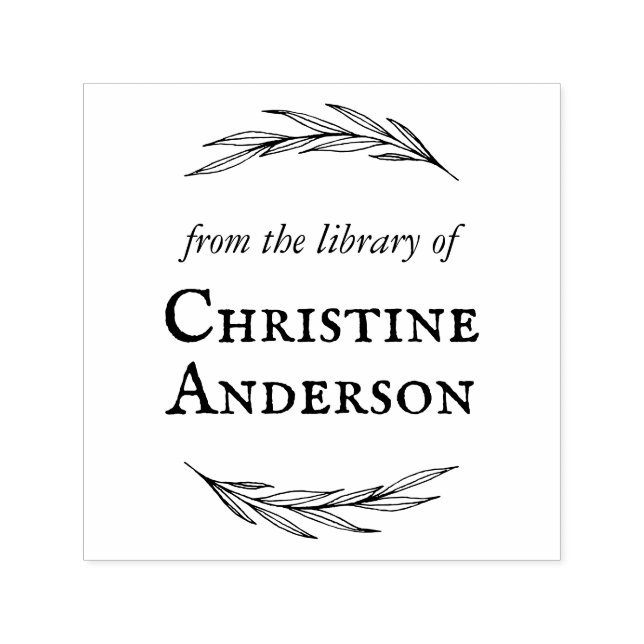 Gör din egen utandning från Bibliotek på Self-inki Självfärgande Stämpel (Design)