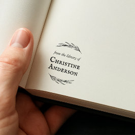 Gör din egen utandning från Bibliotek på Self-inki Självfärgande Stämpel