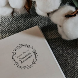 Gör din egen utandning från Bibliotek Självfärgande Stämpel