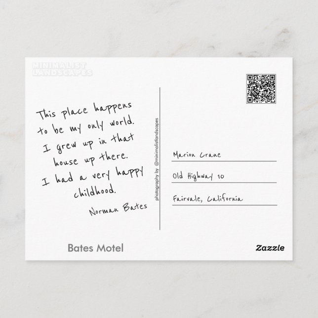 Gör din egen vykort (Baksida)