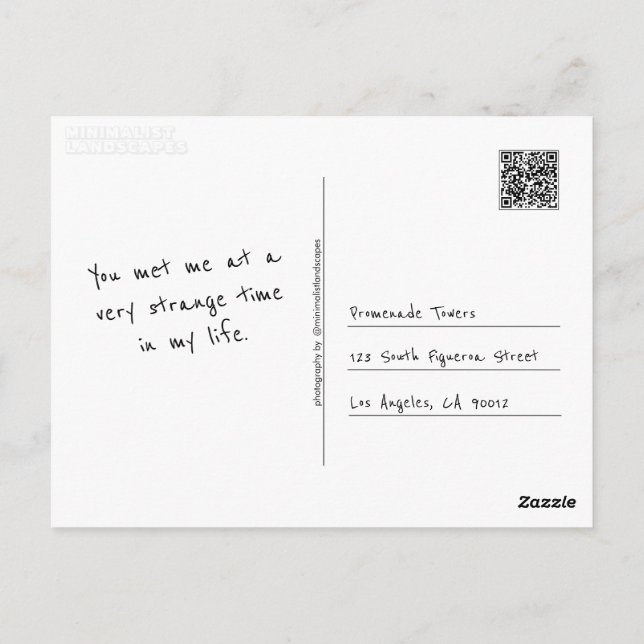 Gör din egen vykort (Baksida)