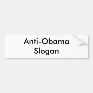 Gör din egna Anti-Obama bildekal! Kort Bildekal
