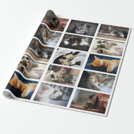 Gör din egna Collage för 10 foto på vit Presentpapper