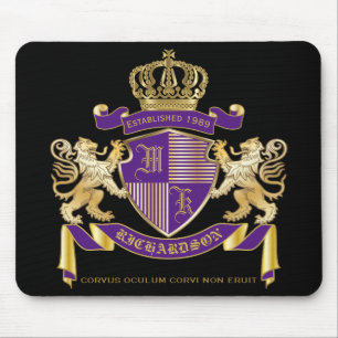 Gör din egna Emblem för vapensköldMonogramkrona Musmatta
