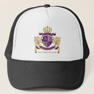 Gör din egna Emblem för vapensköldMonogramkronan Keps