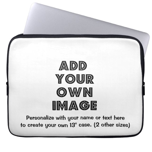 Gör din egna personligNeoprenelaptop sleeve (Framsidan)