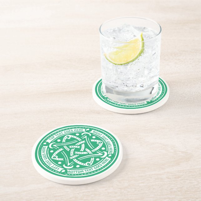 Gör din egna Shamrockgrönt den Celtic Underlägg Sandsten (Sidan)