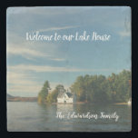 Gör din egna välkomnande för huset för stenunderlägg<br><div class="desc">Gör din egna familjsjö,  underlägg för sommarhusvälkomnande.
Du kan personifiera den och tillfoga ditt foto och äga text.</div>