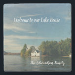 Gör din egna välkomnande för huset för stenunderlägg<br><div class="desc">Gör din egna familjsjö,  underlägg för sommarhusvälkomnande.
Du kan personifiera den och tillfoga ditt foto och äga text.</div>