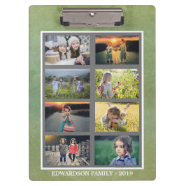 Gör din egna vattenfärg för familjfotocollage