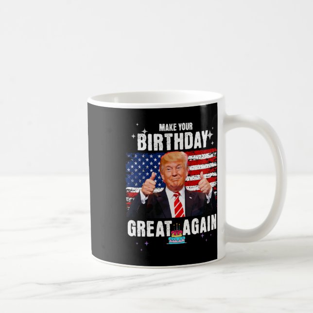 Gör din födelsedag Underbar igen Kaffemugg (Höger)