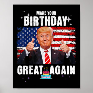 Gör din födelsedag Underbar igen, Trump Fläkt föde Poster