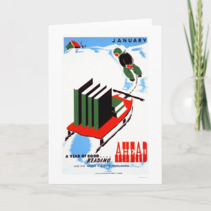 Gör din läs- snö 1938 WPA Kort