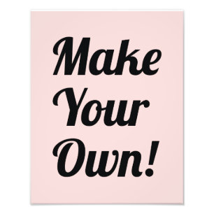 Gör din utskrivavna egna anpassningsbar fototryck