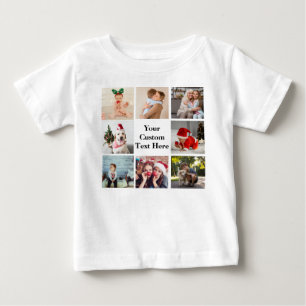Gör dina egna 8 foton och bilder i baby t shirt