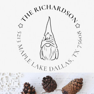 Gör dina egna Helgdagar till jul-Returadress Självfärgande Stämpel